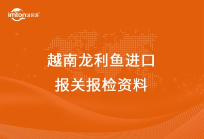 越南龍利魚進口報關(guān)報檢資料