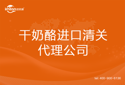 干奶酪進口清關代理公司